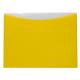 Папка-конверт на кнопці Optima 35206-05, А4, 2 відділення, фактура "Вишиванка", жовта (1/10)