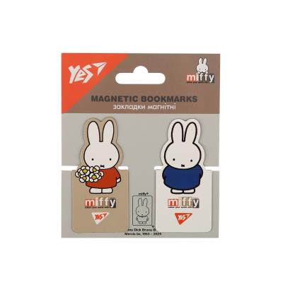 Закладки магнітні YES "Miffy", висікання, 2 шт