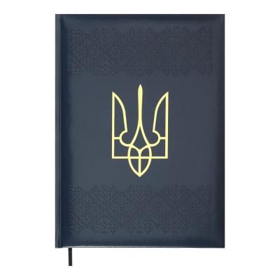 Щоденник датов. 2026 BELLE, A6, чорний, штуч.шкіра/поролон