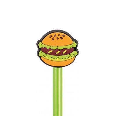 Насадка для олівця, ручки гумова "Гамбургер" МХ63062 Насадка для олівця, ручки гумова "Гамбургер" МХ63062