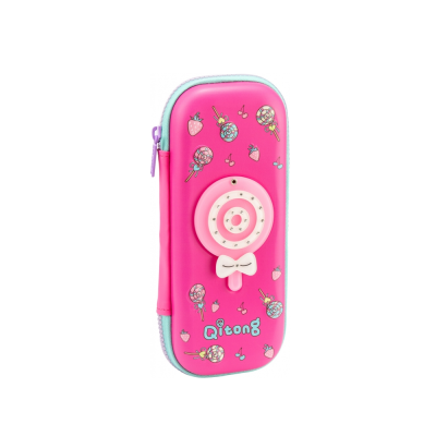 Пенал Cool4School з прихованим люстерком, 1 відділення на блискавці, QT-5779-Rose Red Пенал Cool4School з прихованим люстерком, 1 відділення на блискавці, QT-5779-Rose Red