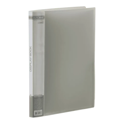 /Папка з 20 файлами А4 JOBMAX, сірий