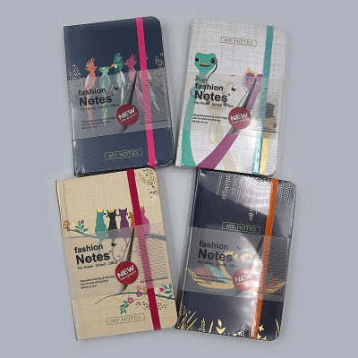 Блокнот на гумці "Тварини" лінія, A6, 192страніци, mix, 1шт / етик.9A0026-A6 Блокнот на гумці "Тварини" лінія, A6, 192страніци, mix, 1шт / етик.9A0026-A6