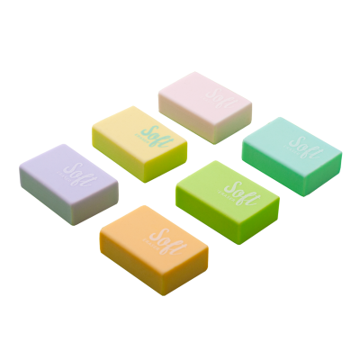 Гумка прямокутна Pastel 29х20х10мм