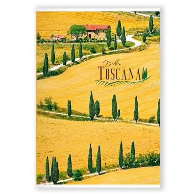 Зошит загальний А4, 96 арк., кліт., скоба "Тоскана"