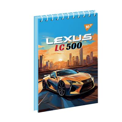 Зошит для записів YES А7/80 од.спіраль Supercar