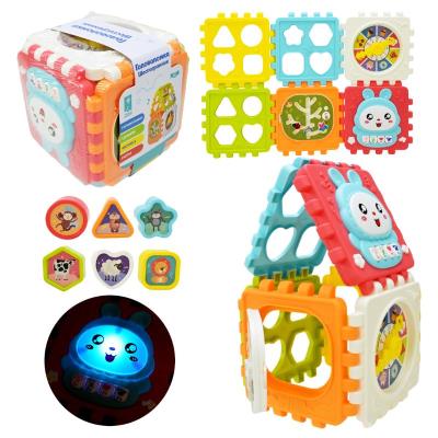 Логіка-сортер арт. PL-724-17 (108шт/2) фігурки-вкладиші, плівка 13,5*13,5*13,5 см