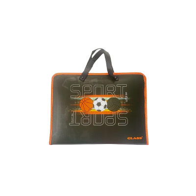 папка з ручками " Sport", PP, 600 мкм, 350*255*45 мм,5632-25C,CLASS