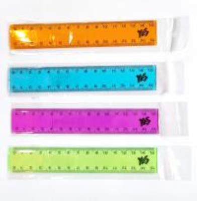 Лінійка YES 15 см кольорова, прозора Лінійка YES 15 см кольорова, прозора