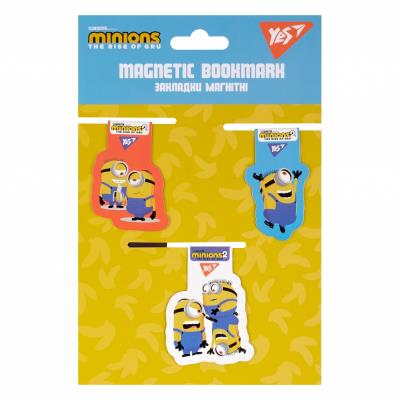 Закладки магнитные YES Minions, 3 шт., 707831 (1/10/50)