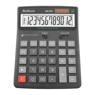 Калькулятор Brilliant BS-555, 12-ти разрядный, 155х201х35 мм