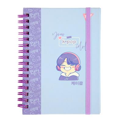 Блокнот YES А6/64 7БЦ cпіраль "K-POP", клітинка