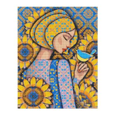 Набор с алмазной мозаикой "Солнечная птичка" 40х50см