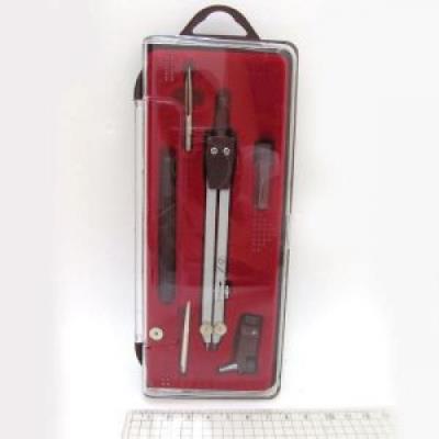 Готовальня "Червона підкладка" 5 предм., S01005L Готовальня "Червона підкладка" 5 предм., S01005L