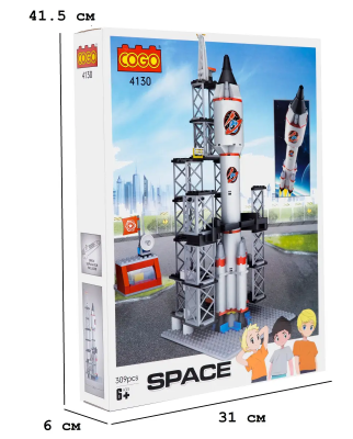 Конструктор "Космічна подорож" (309 елм.) Запуск ракети / COGO