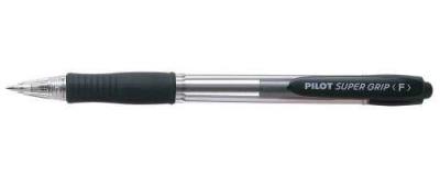 Ручка масляна, автоматична, BPGP-10R-F-B "Super Grip", 0.7 мм, чорна, (1/10)
