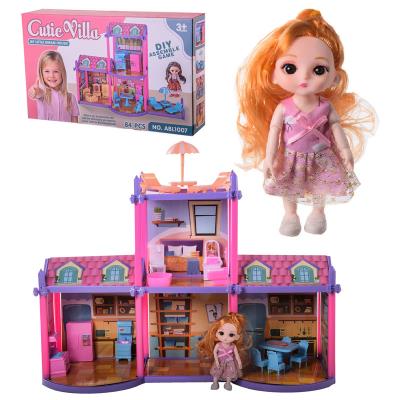 Будиночок ABL1009, 2 поверхи, 4 кімнати, меблі, лялечка, в коробці– 38*8*23 см Будиночок ABL1009, 2 поверхи, 4 кімнати, меблі, лялечка, в коробці– 38*8*23 см
