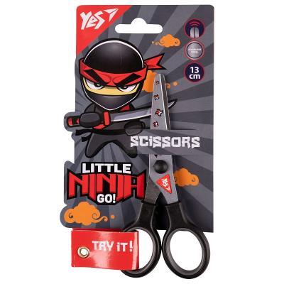 Ножиці Yes "Ninja" 13см, з принтом на лезі