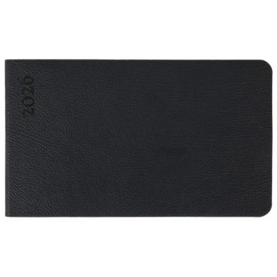 Щотижневик 10х17см Leo Planner датований 2026 "Binario", м'який, темно-синій, 128 сторінок