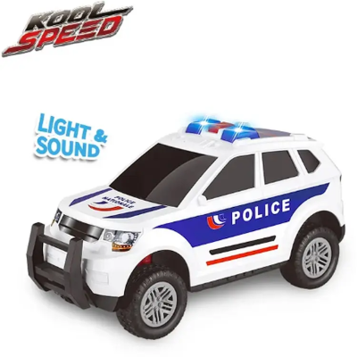 Інерційна машинка зі світловими та звуковими ефектами "Поліцейська" (38,5х15х21,1 см)/Kool Speed
