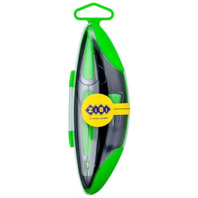Циркуль в твердому футлярі START ERGO салатовий, KIDS Line