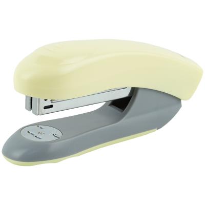 Степлер Welle-2 пласт., №24/6, 20 арк., Pastelini, жовтий