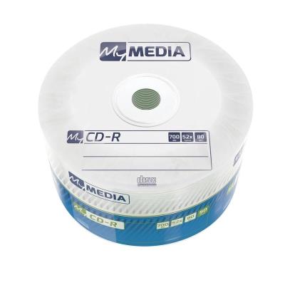 Диск CD MyMedia CD-R 700Mb 52x MATT SILVER Wrap 50 (69201) 