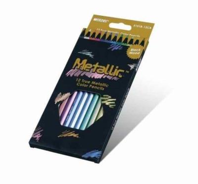 Олівці Marco, Metallic 5101B-12CB, 12 кольорів (1/12/240) Олівці Marco, Metallic 5101B-12CB, 12 кольорів (1/12/240)