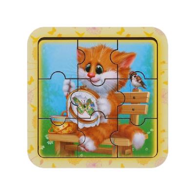 Игрушка Пазл в рамке "Котик - 5" Игрушка Пазл в рамке "Котик - 5"