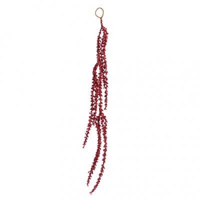 Гілка декоративна Yes! Fun, "Верба", бордо, 59см, гліттер