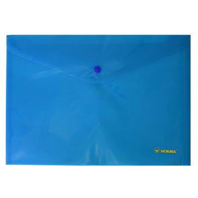 Папка з кнопкою, А4, РР 160мкн "Neon', блакитн.,5106-05 , NORMA (12/360/720)