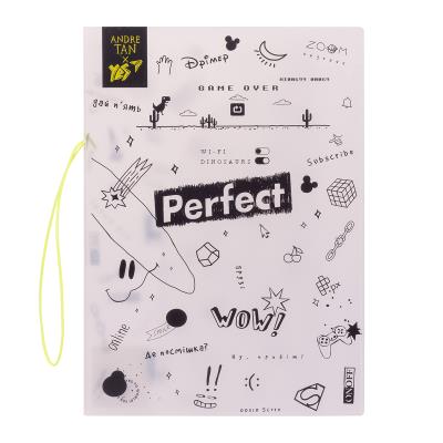 Папка-куток А4 YES by ANDRE TAN на резинці "Crystal" Папка-куток А4 YES by ANDRE TAN на резинці "Crystal"