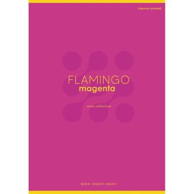 Зошит загальний, скоба, А4/60арк., у клітинку, білий блок, 80г/м2, крейдований папір, мат. ламінація