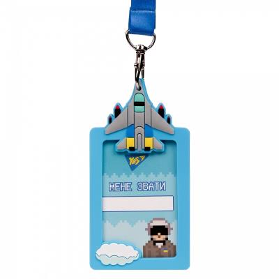 Бейдж силіконовий на стрічці YES "8bit UA" 940307 (1/24) Бейдж силіконовий на стрічці YES "8bit UA" 940307 (1/24)