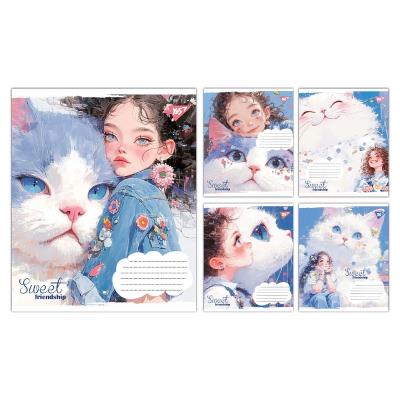 А5/12 кл. Yes Sweet Friendship, зошит учнівський шкільний А5/12 кл. Yes Sweet Friendship, зошит учнівський шкільний