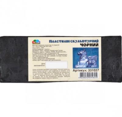 Пластилин Скульптурный, черный, 400г, Творчество Пластилин Скульптурный, черный, 400г, Творчество