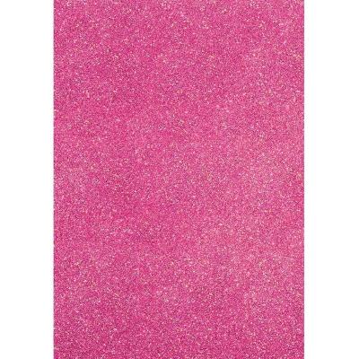 Фоаміран ЕВА SANTI рожевий з голографічним гліттером, 200*300 мм, товщина 1,7 мм, 1 арк