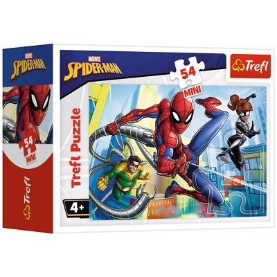 Пазли - (54 елм. Міні) - "Людина-павук герой" / Марвел Команда Людей-павуків / (54164)/Trefl Пазли - (54 елм. Міні) - "Людина-павук герой" / Марвел Команда Людей-павуків / (54164)/Trefl