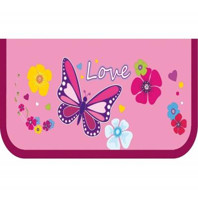 Пенал пластиковий на блискавці "Beauty"