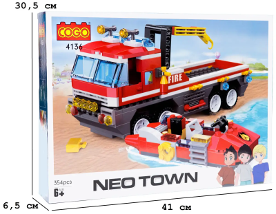 Конструктор "Місто" (464 елм.) Пляжний патруль / COGO