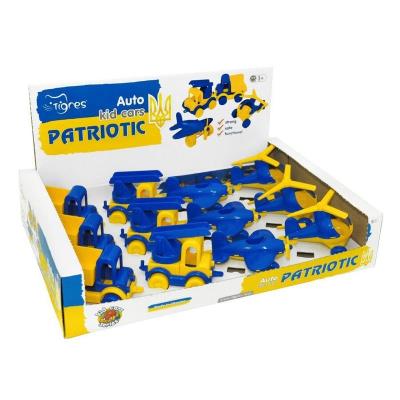 Авто "Kid cars", бокс патріотичний 12 шт. Бокс патріотичний 12 шт.