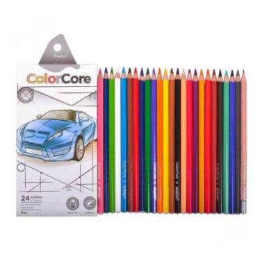 Олівці Marco 3100 -24CB, 24 кольори +1 графітний, HB (1/12/72) Олівці Marco 3100 -24CB, 24 кольори +1 графітний, HB (1/12/72)