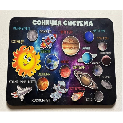 ЗД пазл "Сонячна система" 25x33 ЗД пазл "Сонячна система" 25x33