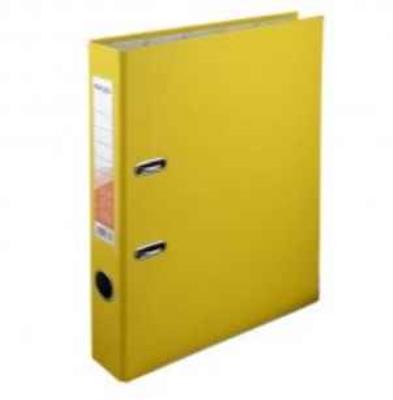 Папка-реєстратор одностор. PP 5 cм, зібрана, жовтий 24379 (1/10)