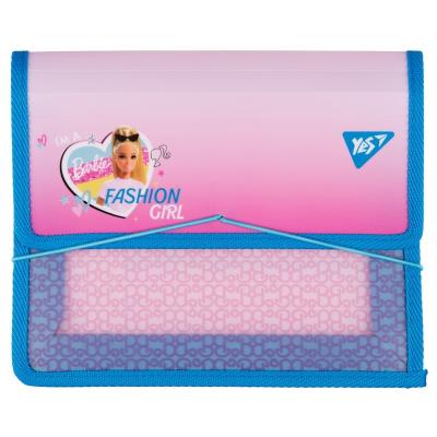 Папка для зошитів Yes пласт. на резинці В5 "Barbie" рожевий