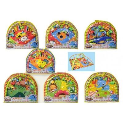 Коврик для малышей 811B/12B/13B/14B/15B (24шт/2) с дугами, погремушками, 7 видов, в сумке 62*66см Коврик для малышей 811B/12B/13B/14B/15B (24шт/2) с дугами, погремушками, 7 видов, в сумке 62*66см