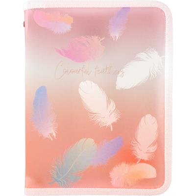 Папка объемная на молнии А5+, Colourful Feather 04, 1808-94-A (1/12/144) Папка объемная на молнии А5+, Colourful Feather 04, 1808-94-A (1/12/144)