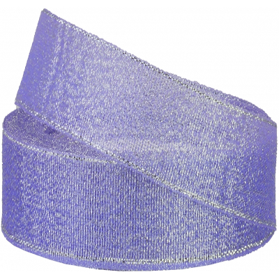 Парчовая лента 2,5 см * 22 м, сиреневый цвет Парчовая лента 2,5 см * 22 м, сиреневый цвет