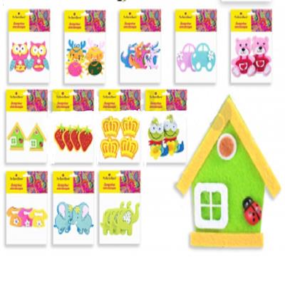 Фетрові аплікації, 12*10см, 12видівS-1051 Фетрові аплікації, 12*10см, 12видівS-1051