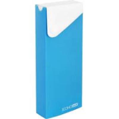 Пенал пластиковий на кнопці А6, блакитний Пенал пластиковий на кнопці А6, блакитний